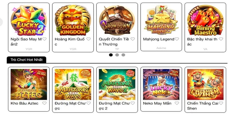 Kho game nổ hũ chất lượng cùng phần thưởng khủng